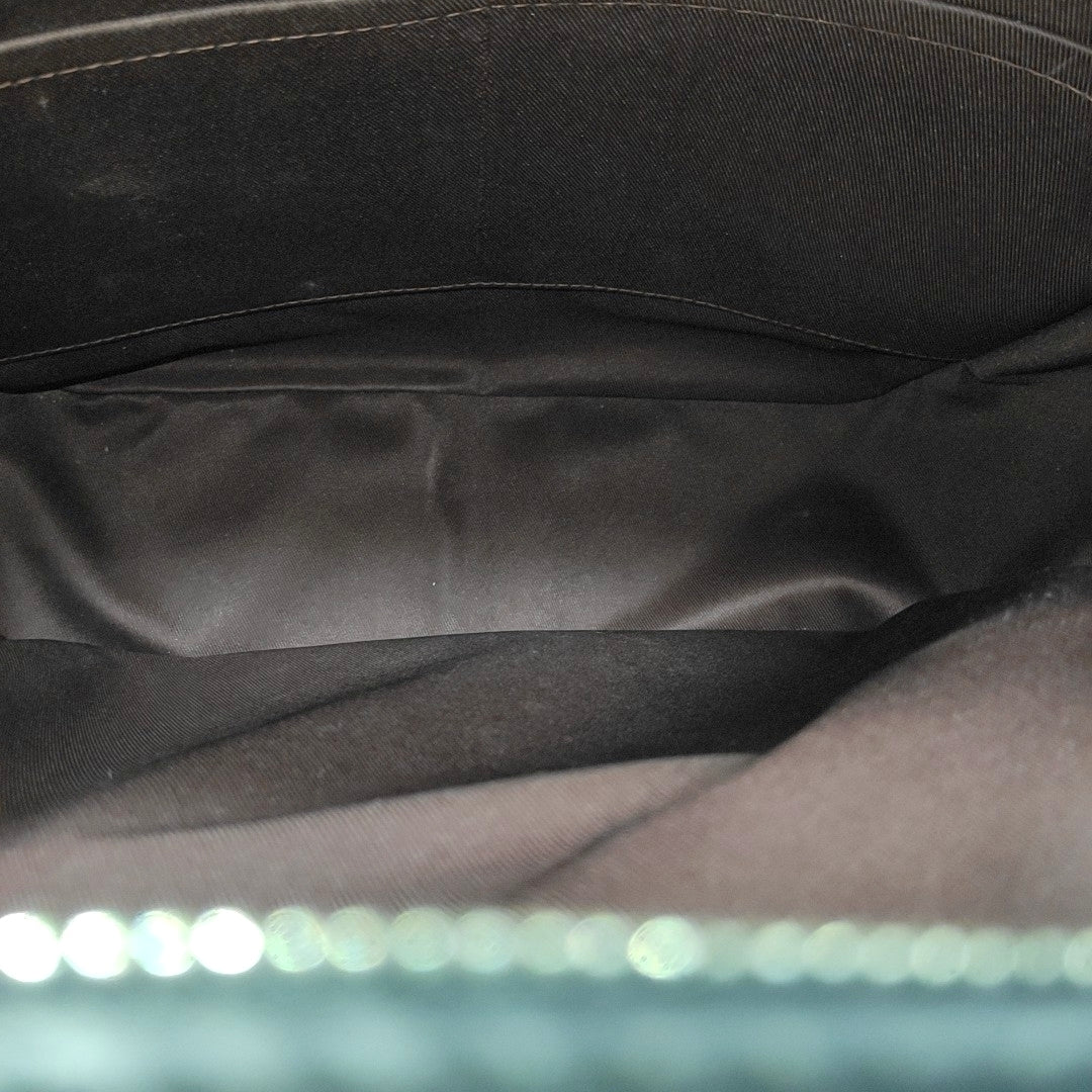 JOSH Monogram Coated Canvas Brown