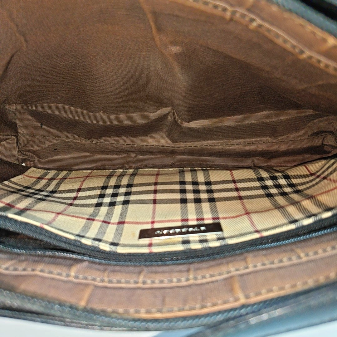 Calfskin Top Handle Bag Black