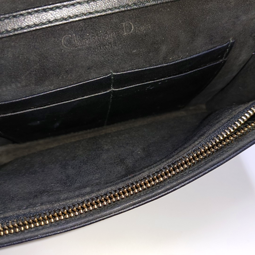 Dioraddict Cannage Calfskin Black