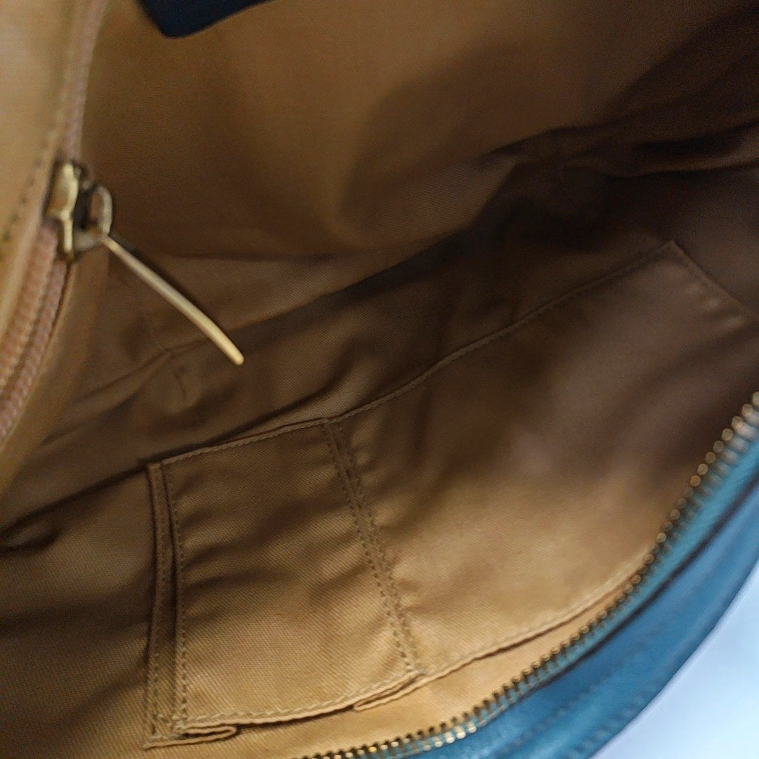 Calfskin Top Handle Bag Green