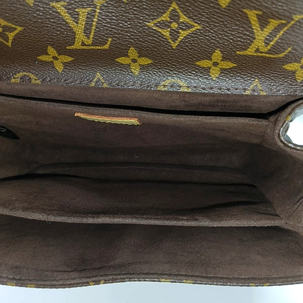 MÉTIS MM Monogram Coated Canvas Brown