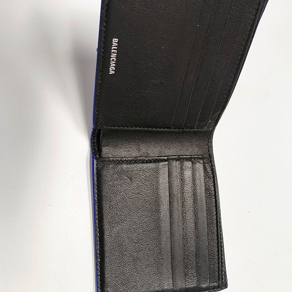Calfskin Wallet Blue