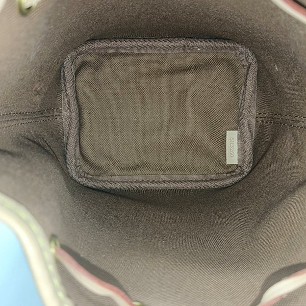 NÉONOÉ Nano Monogram Coated Canvas Brown