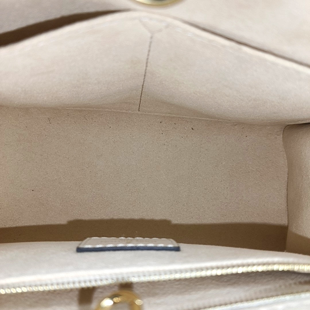 ONTHEGO PM Monogram Calfskin Beige