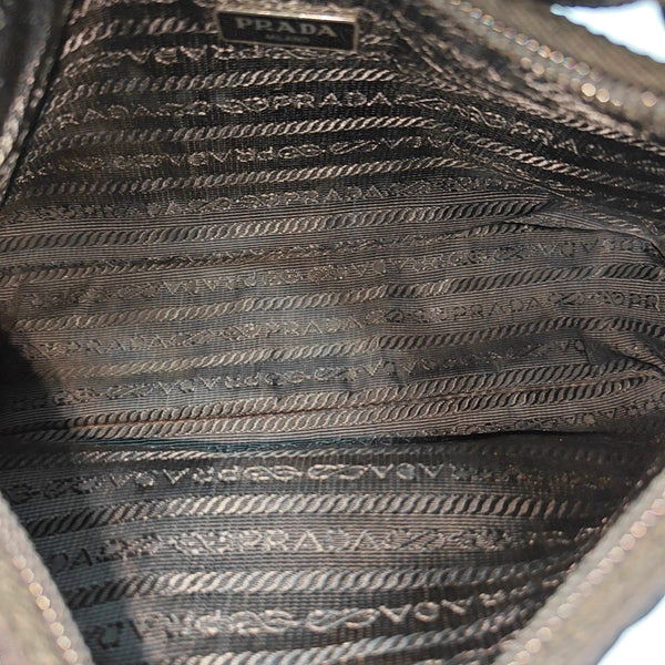 Minibolso de nailon Re-Edition2000 negro