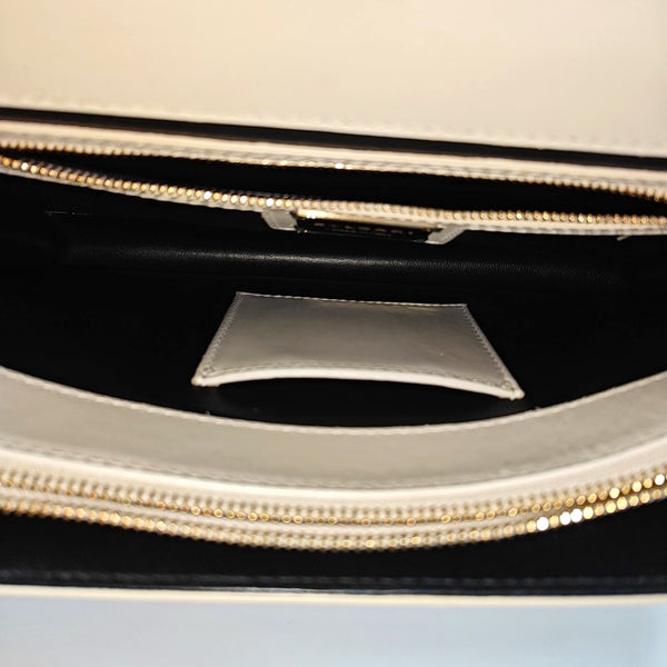 SERPENTI FOREVER Medium Calfskin White