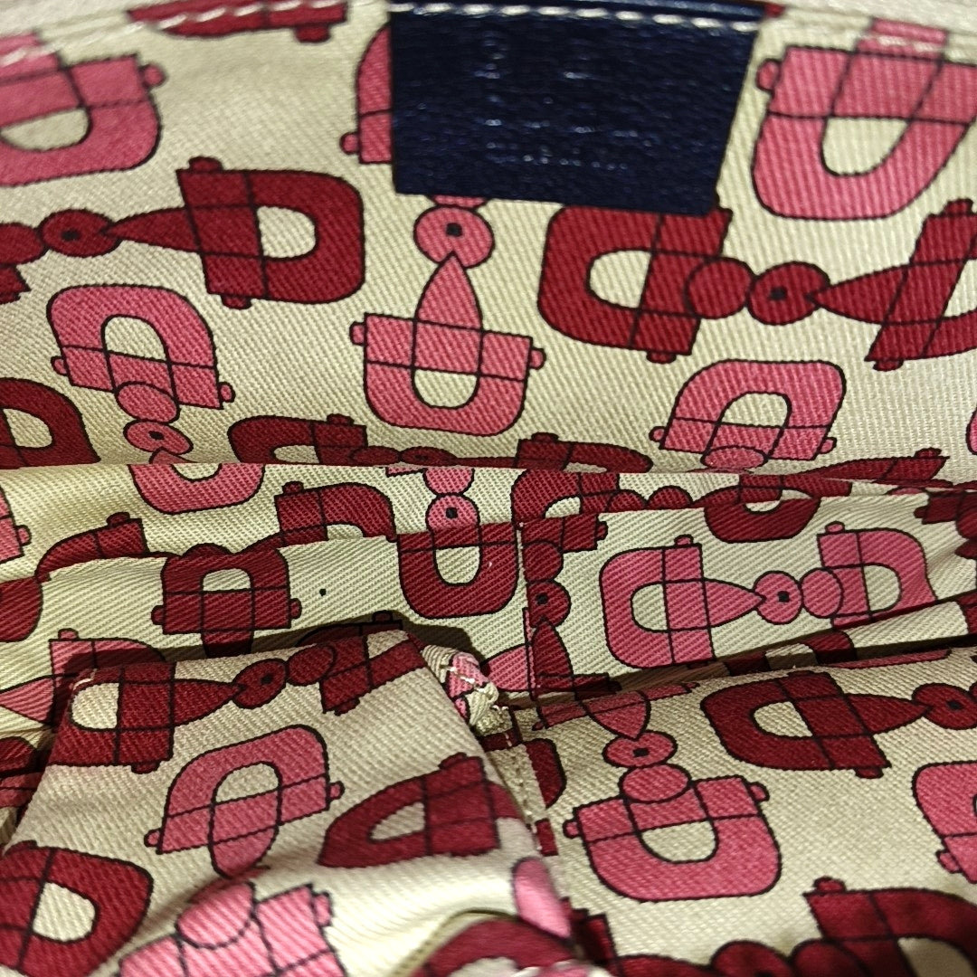 Canvas Top Handle Bag Blue