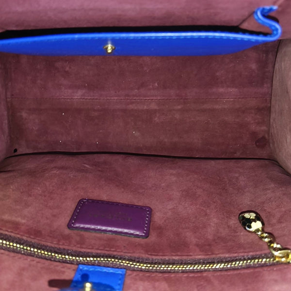 SERPENTI SCAGLIE Calfskin Blue