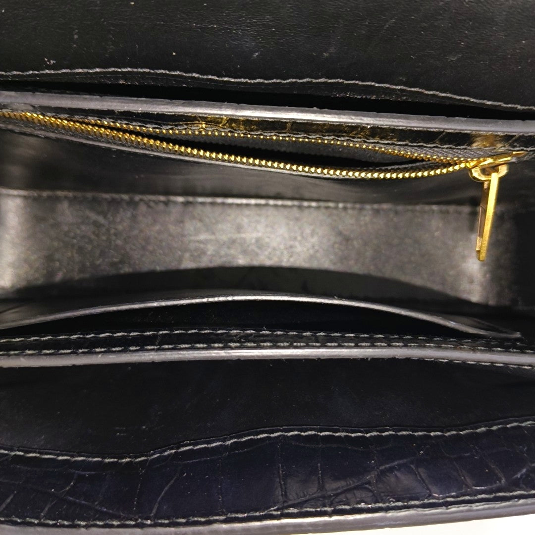 Sharp Calfskin Black