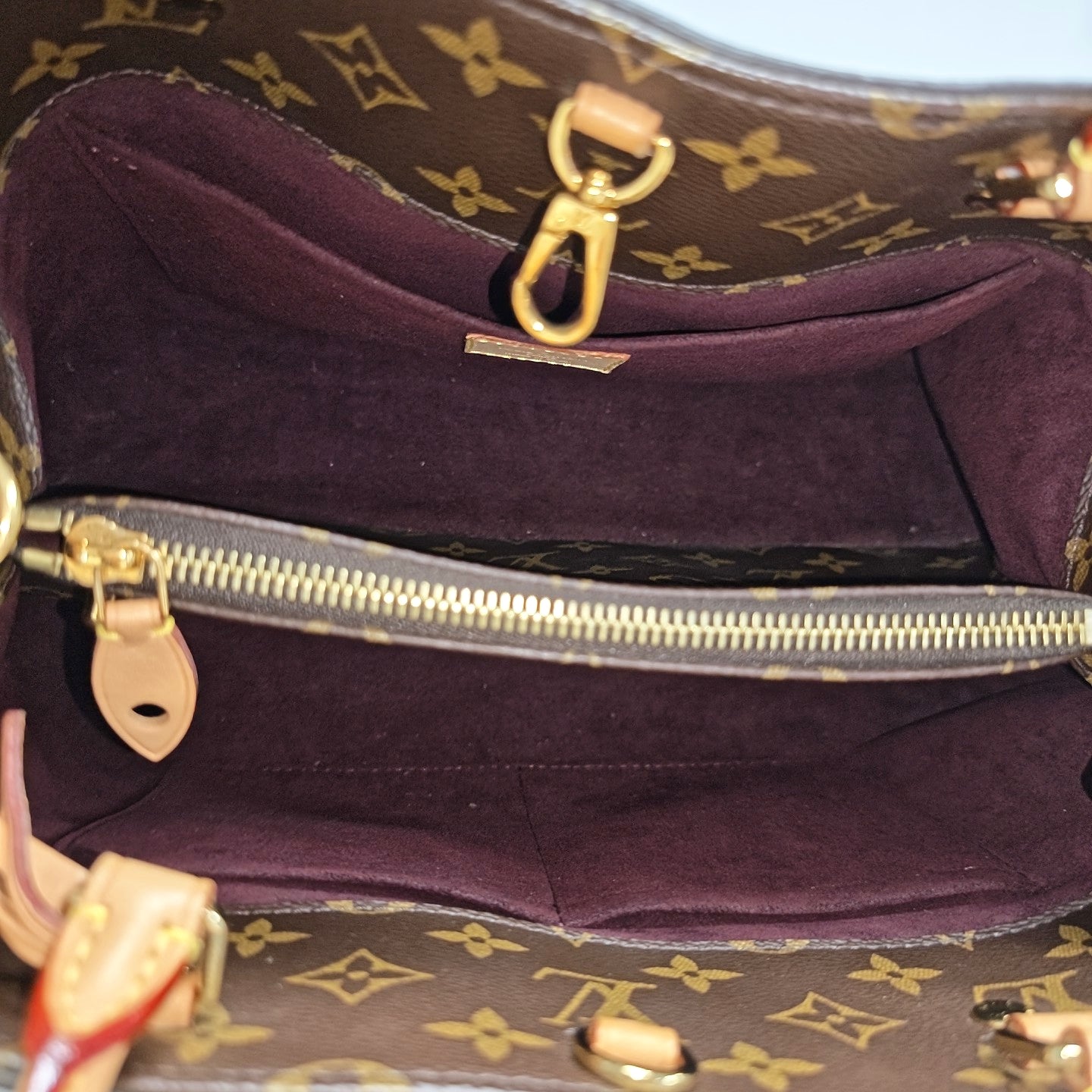 MONTAIGNE Monogram Coated Canvas Brown