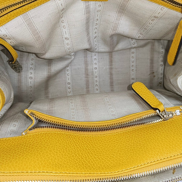 Calfskin Tote Bag Yellow