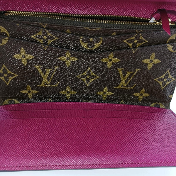 JOSÉPHINE Monogram Coated Canvas Brown Wallet