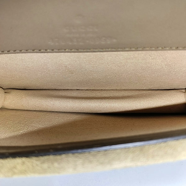 Dionysus Super Mini Monogram Coated Canvas Beige