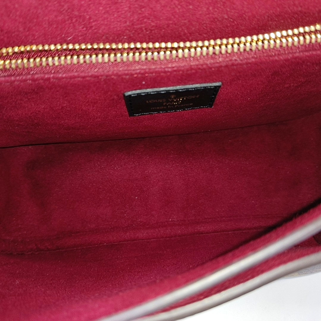 PASSY Monogram Coated Canvas Brown