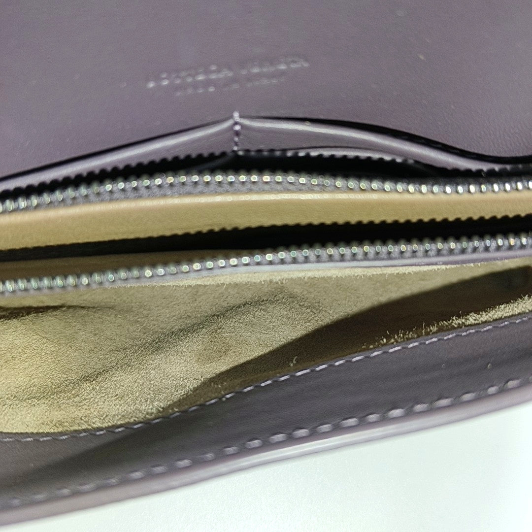 Lambskin Shoulder Bag Purple