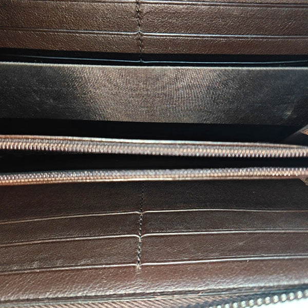 Monogram Calfskin Wallet Brown