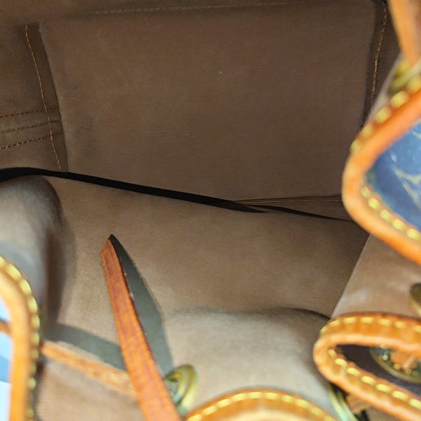 NOÉ BB Monogram Coated Canvas Brown