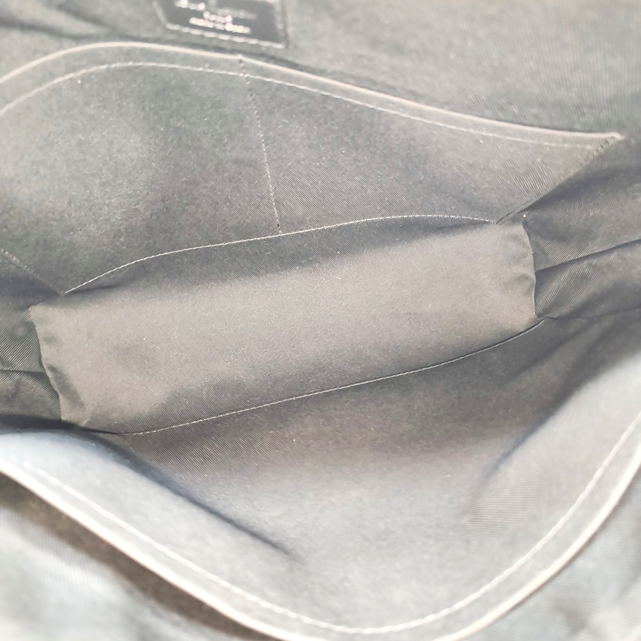 DISTRICT MM Monogram Coated Canvas Black