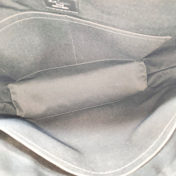 DISTRICT MM Monogram Coated Canvas Black