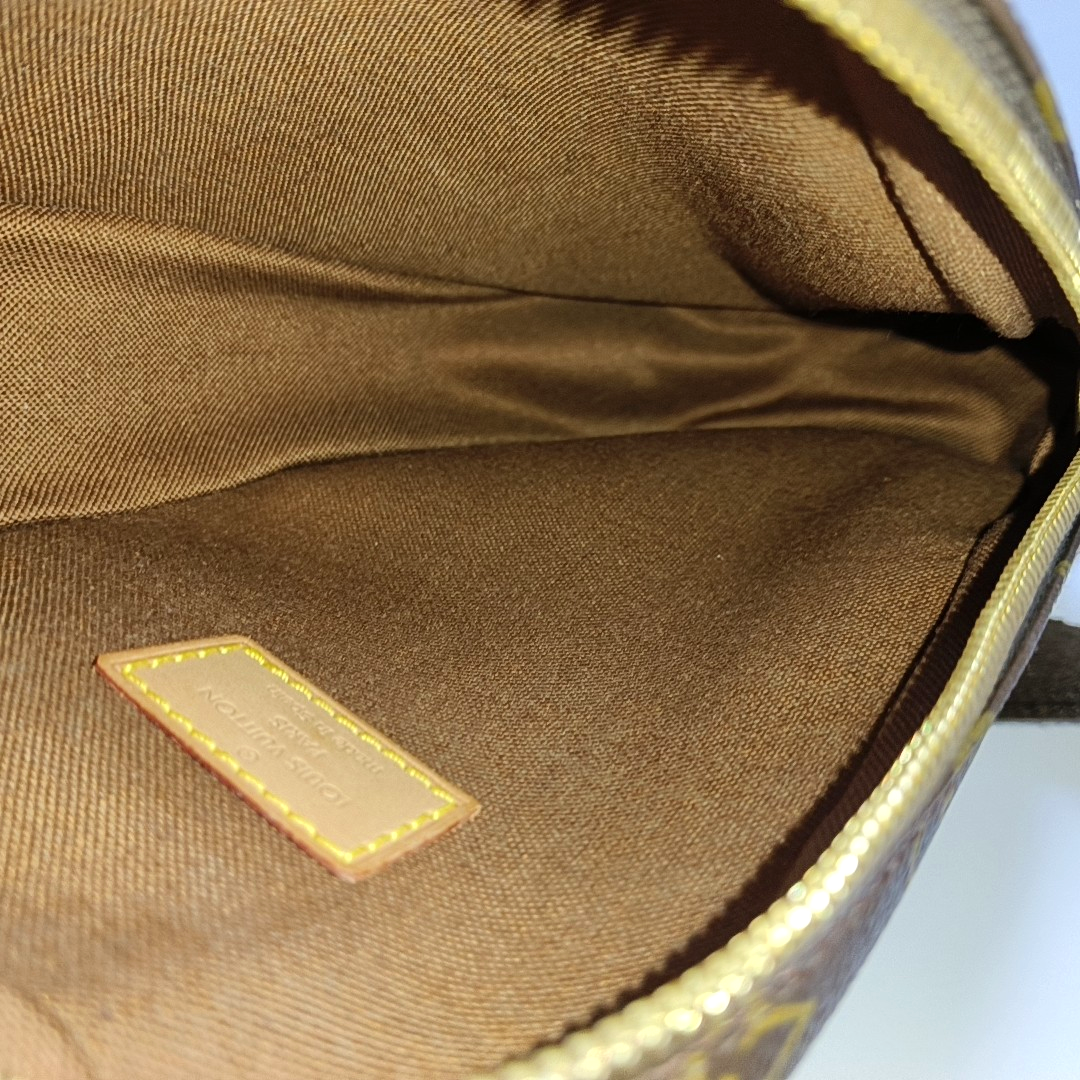 GANGE Monogram Coated Canvas Brown