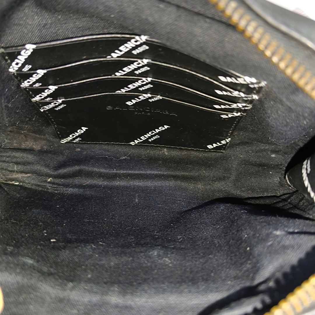 Calfskin Shoulder Bag Black