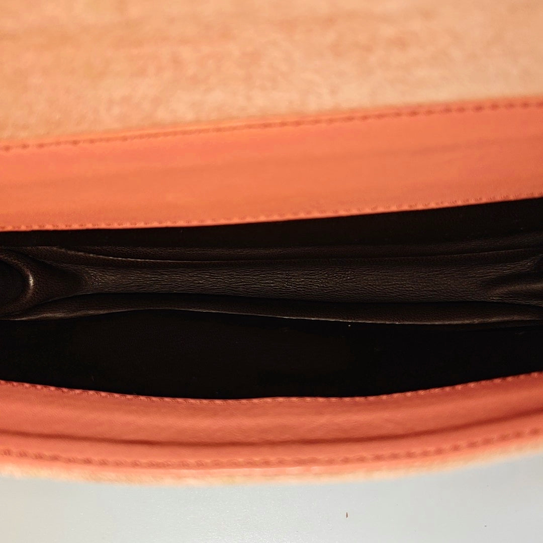 Leather Shoulder Bag Pink