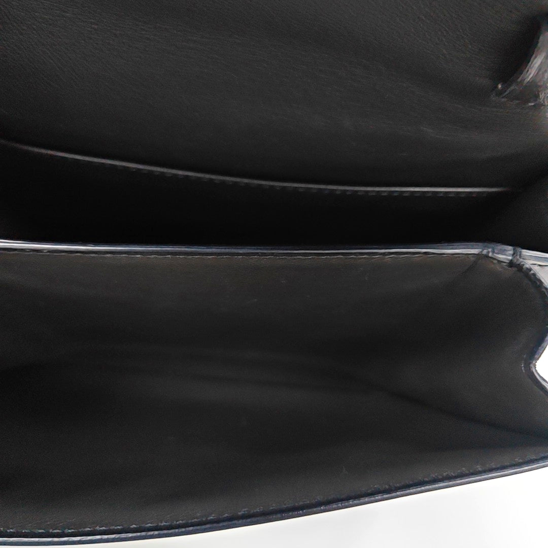 CLASSIC BOX Small Leather Gray