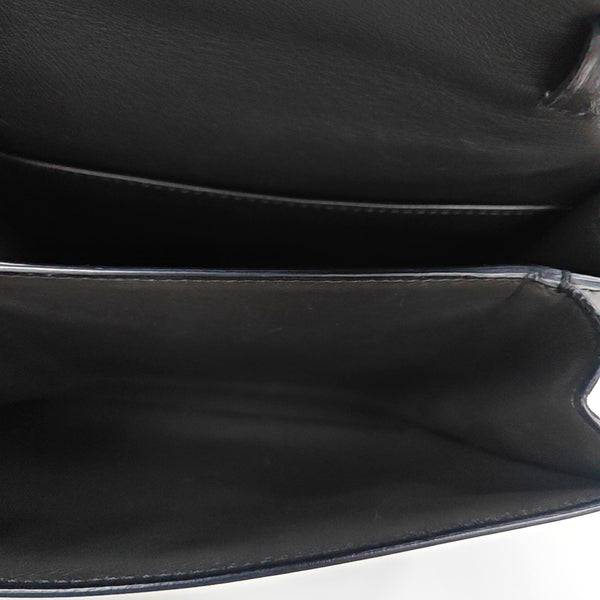 CLASSIC BOX Small Leather Gray