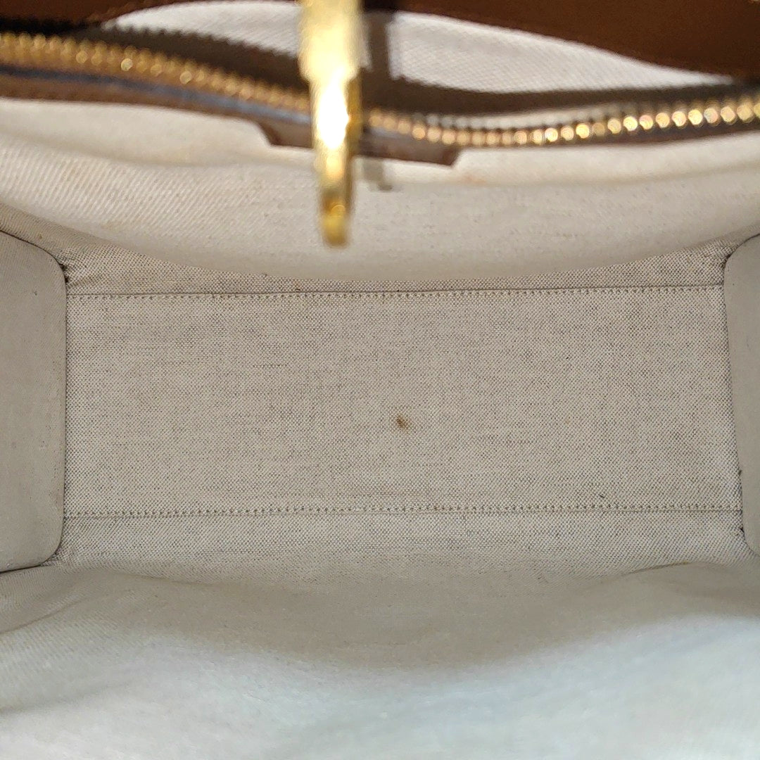 Retro Small Monogram Coated Canvas Brown