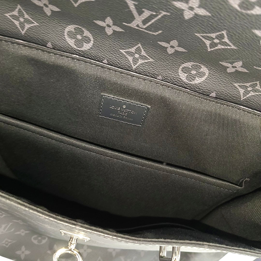 STEAMER Monogram Coated Canvas Black