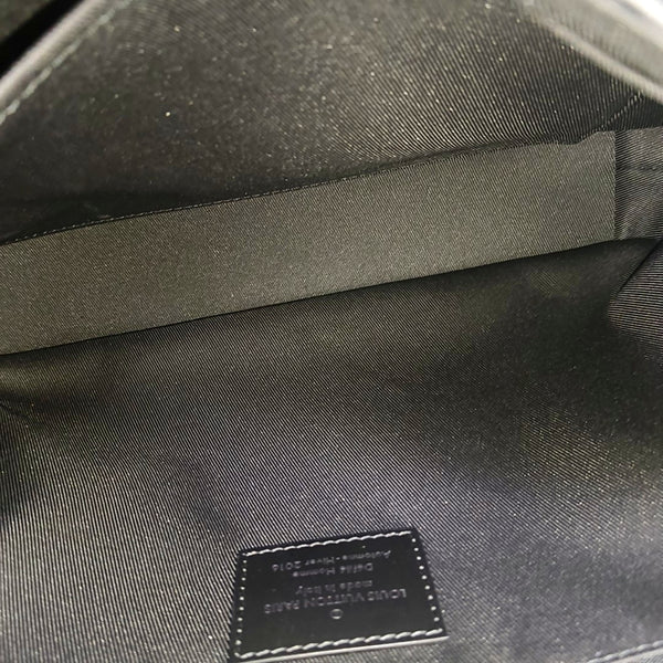 VOYAGER PM Monogram Coated Canvas Black