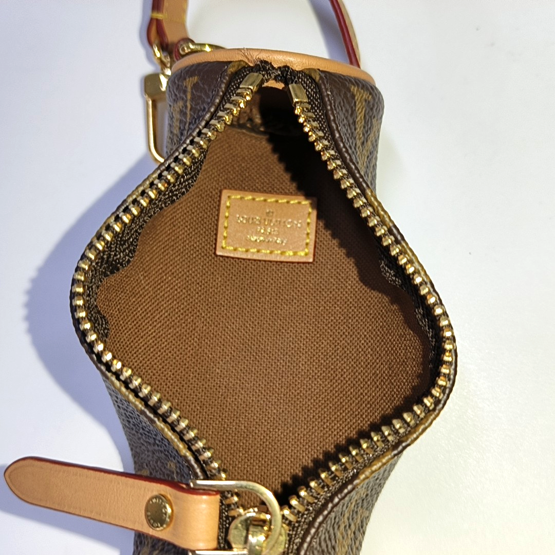 Monogram Coated Canvas Brown