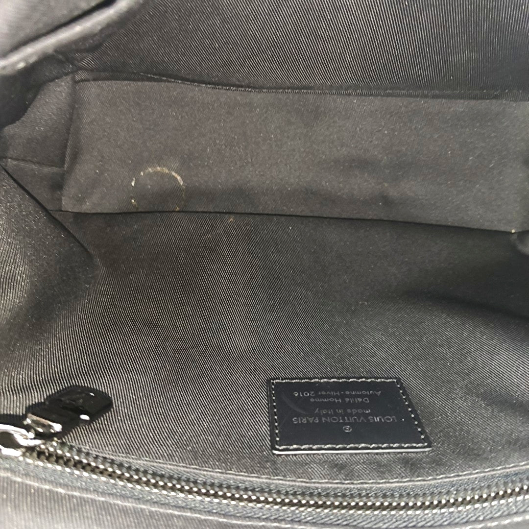 VOYAGER PM Monogram Coated Canvas Black