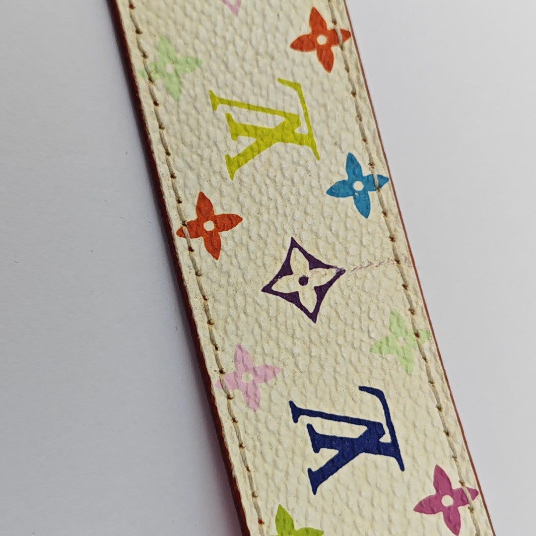 Coated Canvas Belt White
