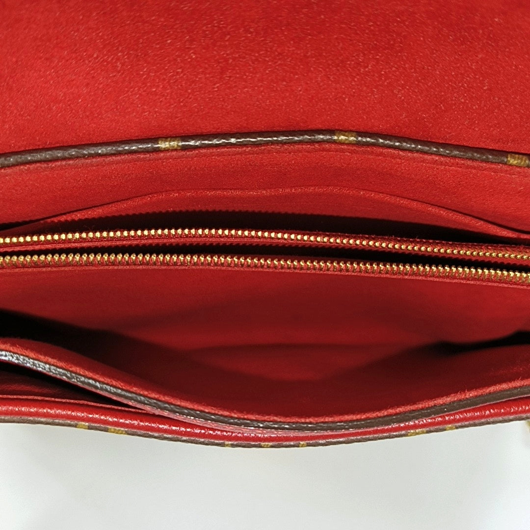 PALLAS BB Monogram Coated Canvas Brown