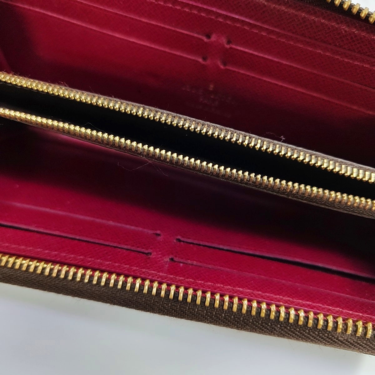 CLÉMENCE Monogram Coated Canvas Brown Wallet