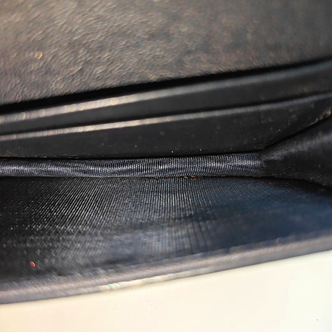 Authenticated pre-owned  Saddle Monogram Canvas Blue Card Holder - Card Holder at Looply