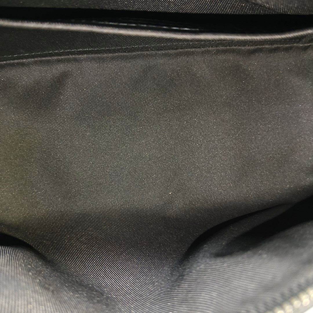 KEEPALL Monogram Coated Canvas Black