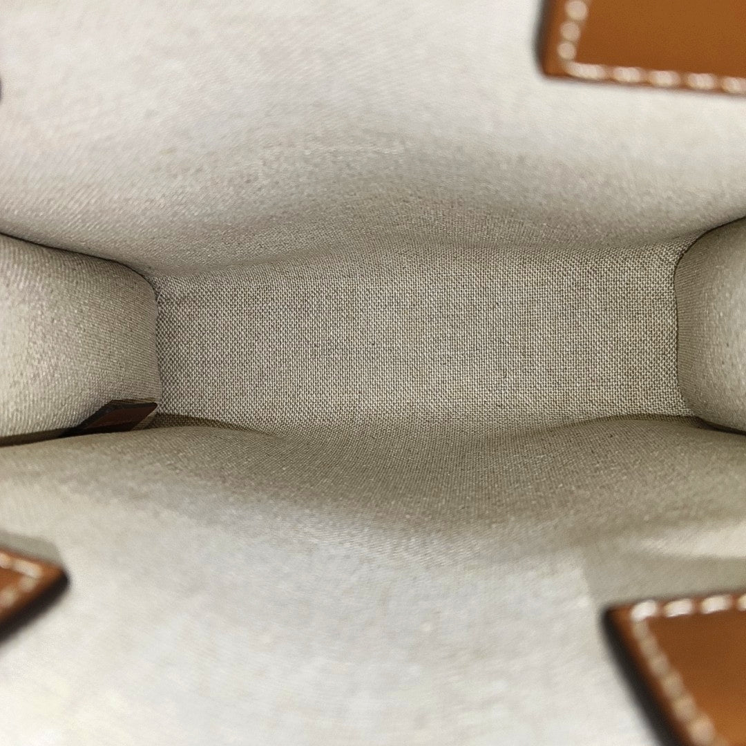 CABAS CELINE Mini Fabric White