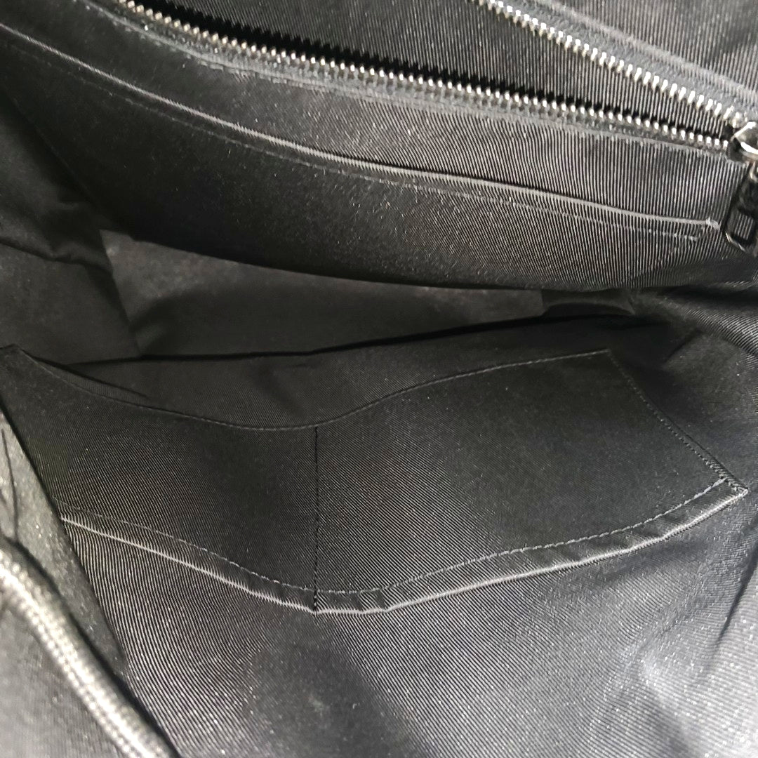 CHRISTOPHER Monogram Coated Canvas Gray