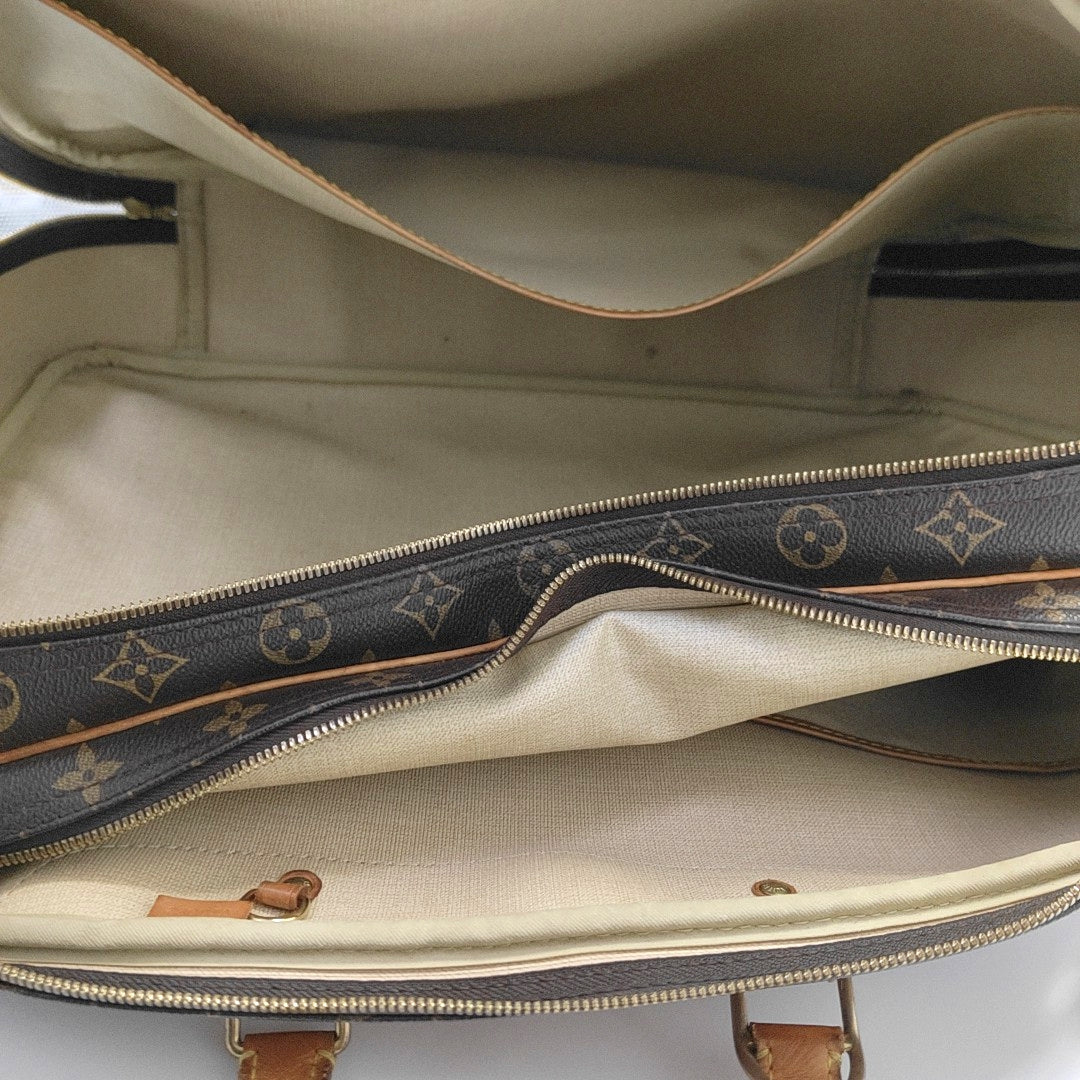 ALIZÉ Monogram Coated Canvas Brown