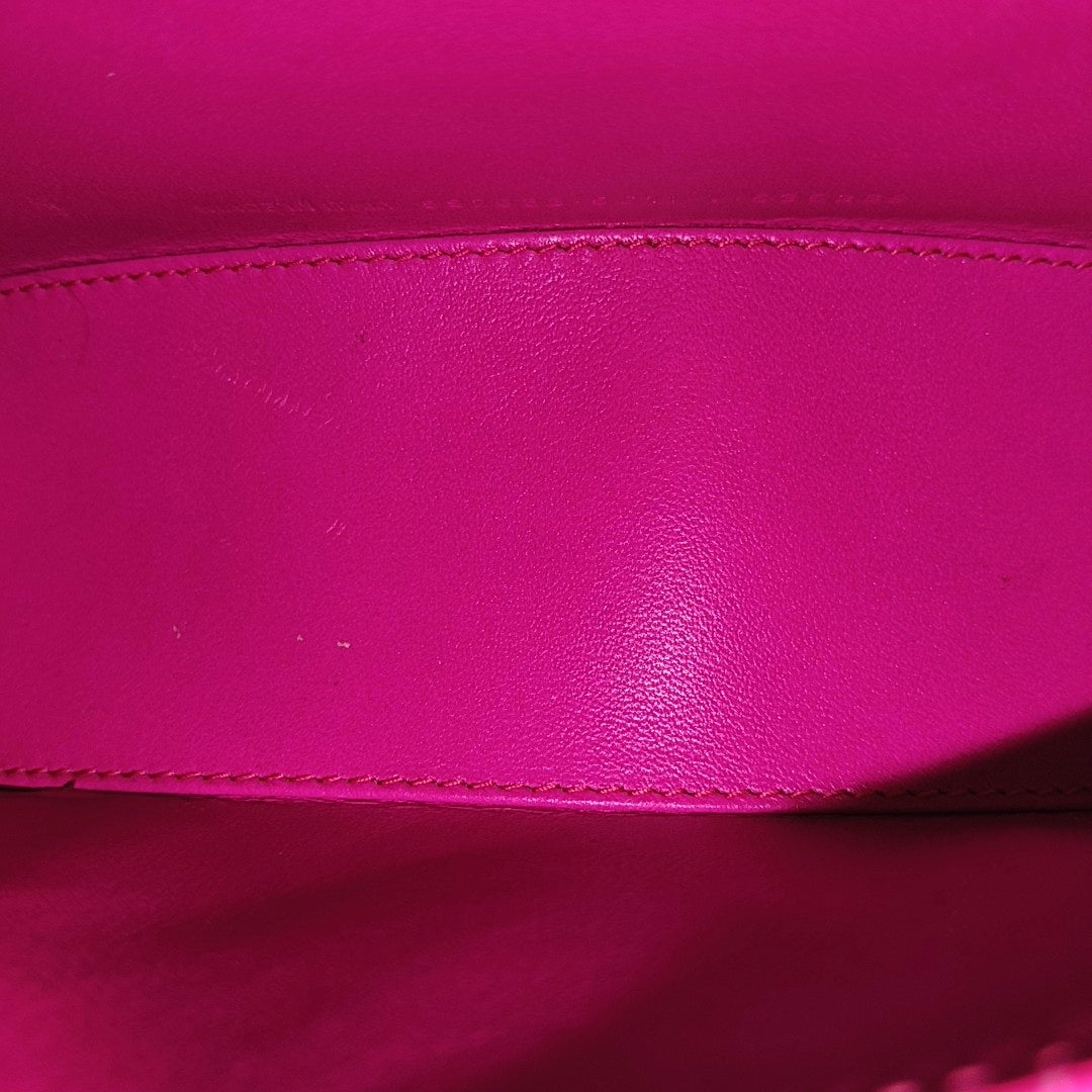 Hourglass XS Quilted Calfskin Red