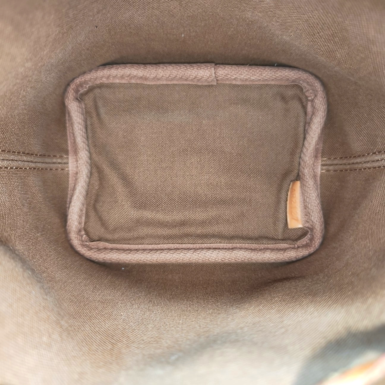 NÉONOÉ Nano Monogram Coated Canvas Brown