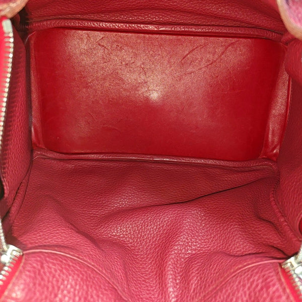 Authenticated pre-owned  Lindy 30 Clemence Red - Shoulder Bag at Looply