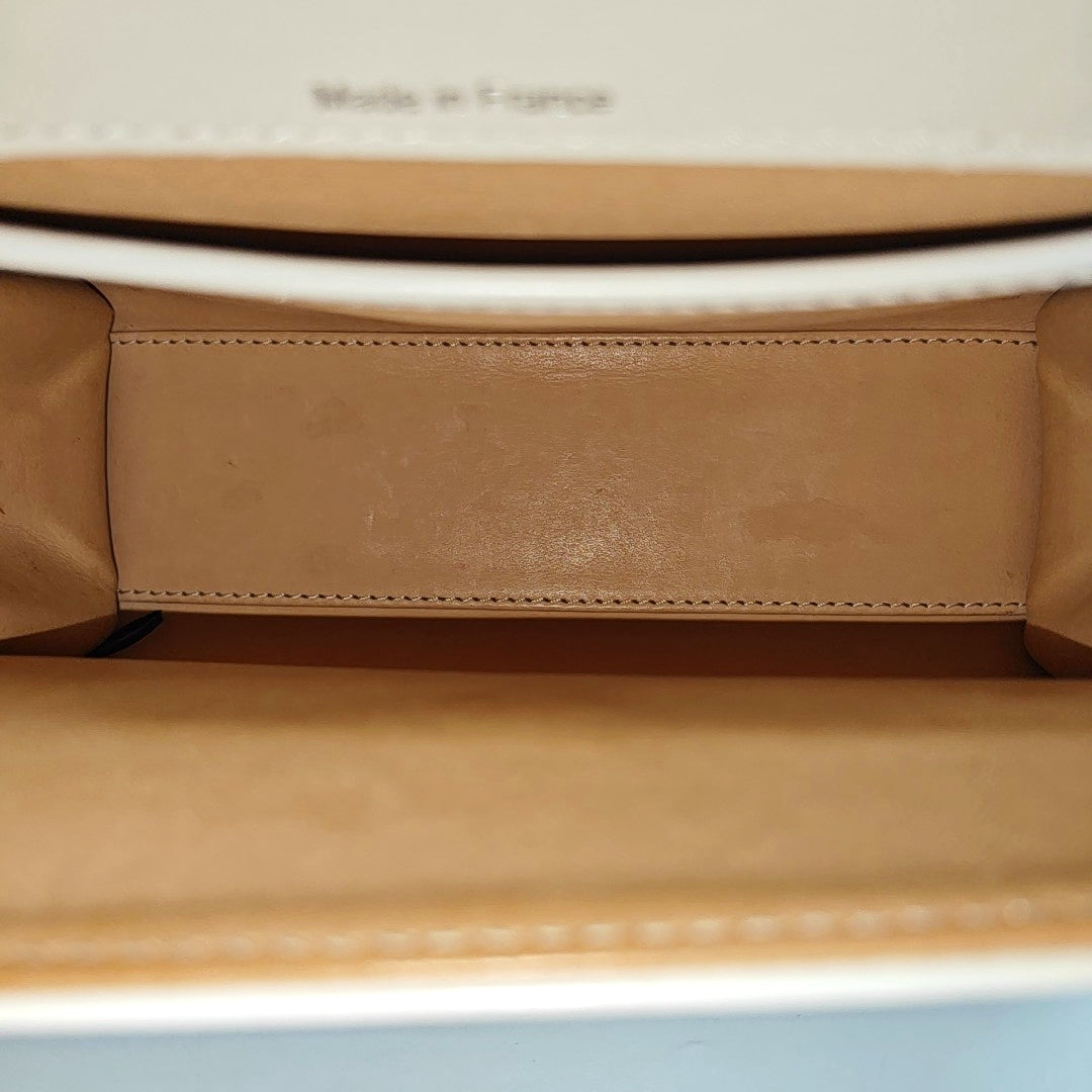 Tempête Small Calfskin White
