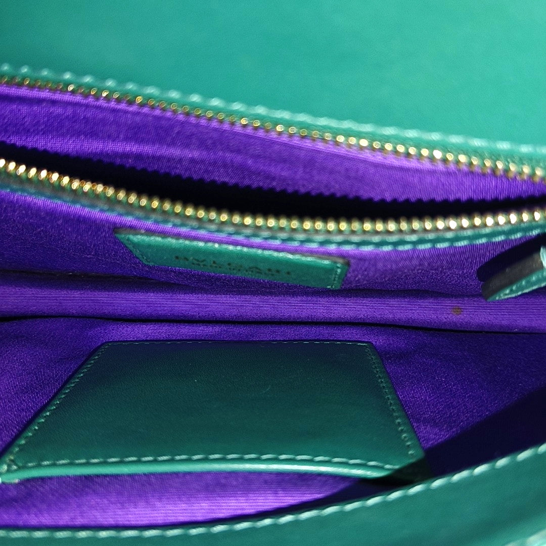 SERPENTI FOREVER Medium Calfskin Green