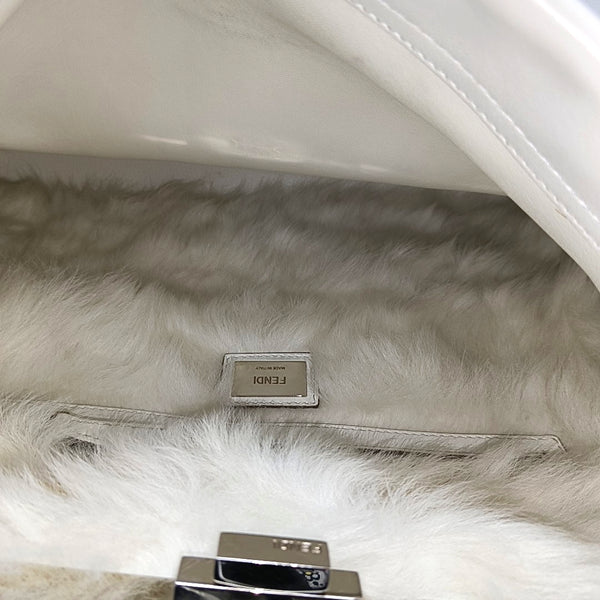 Peekaboo Large Calfskin White