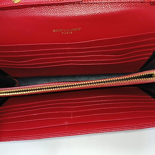 MONOGRAM Medium Quilted Calfskin Red