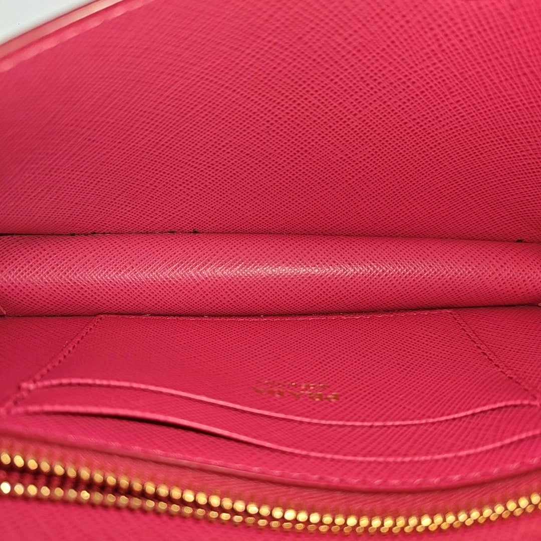 Saffiano Calfskin Shoulder Bag Red