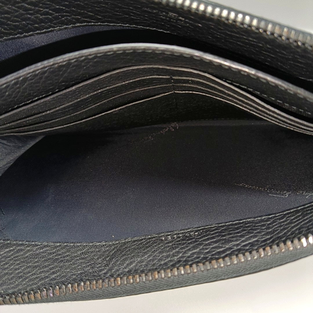 Calfskin Clutch Black